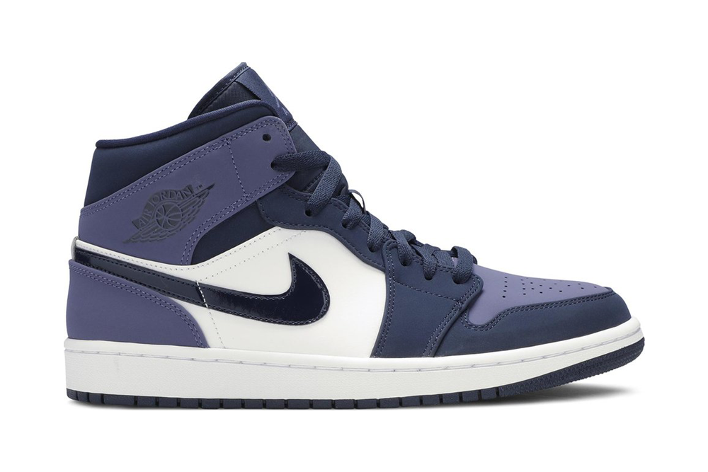 air jordan 1 mid ‘sanded purple’ replica