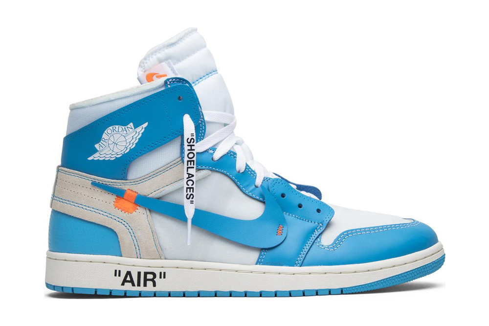 off-white x air jordan 1 retro high og ‘unc’ reps