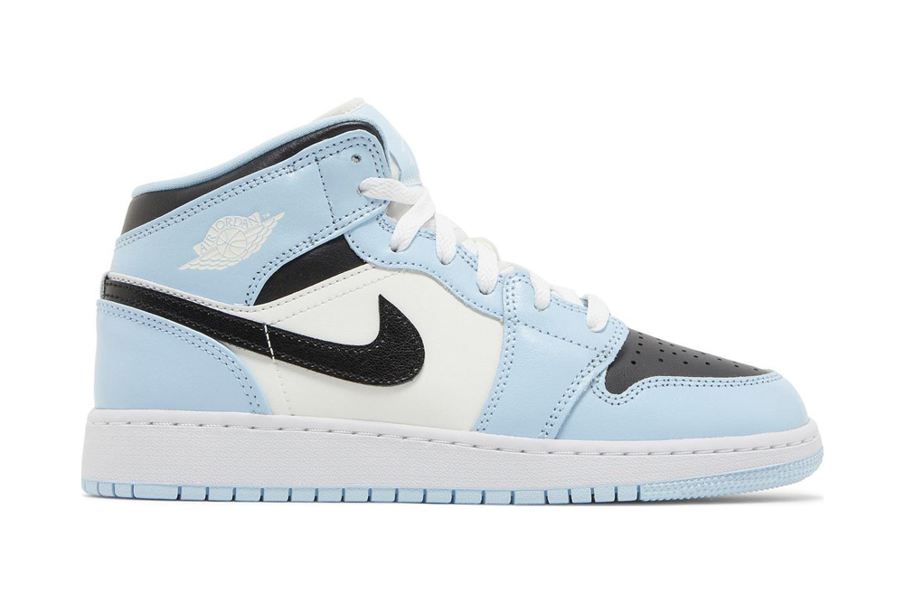 air jordan 1 mid gs ‘ice blue’ replica