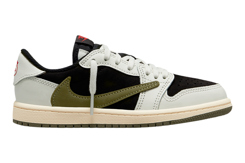travis scott x air jordan 1 low og ps ‘olive’replica