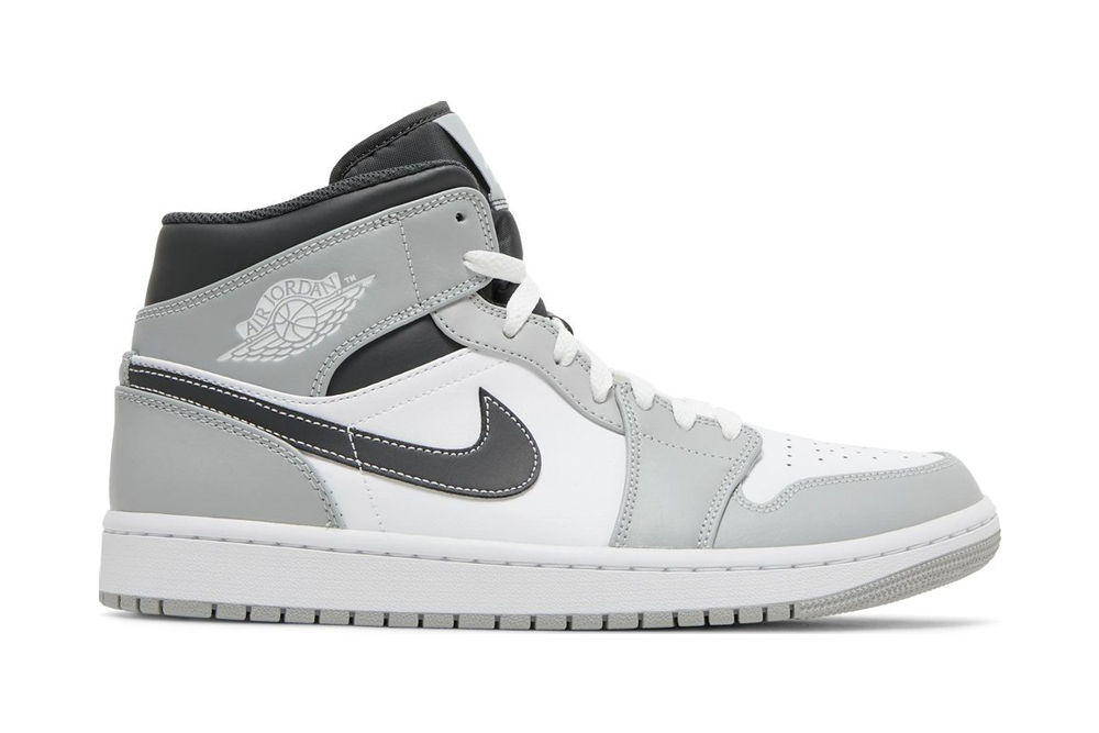 air jordan 1 mid ‘light smoke grey’ replica