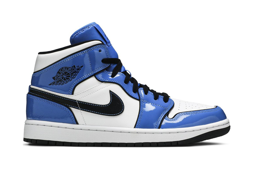 air jordan 1 mid se ‘signal blue’ replica
