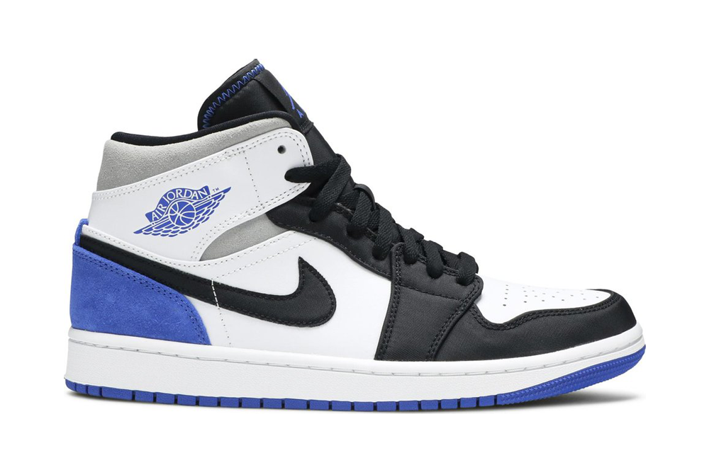 air jordan 1 mid se ‘royal black toe’ replica