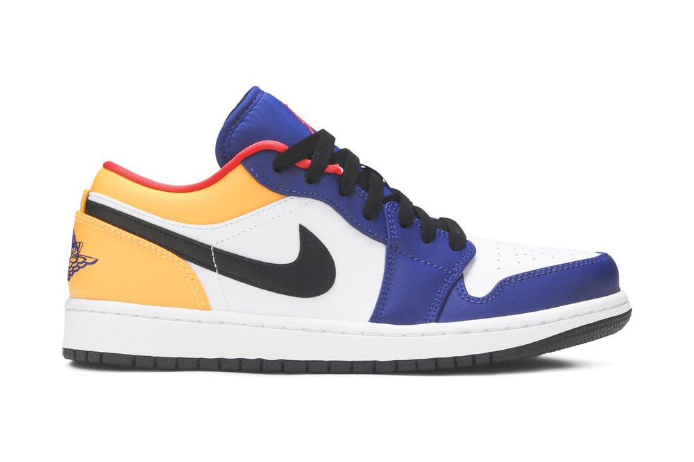 air jordan 1 low ‘white deep royal blue’ replica