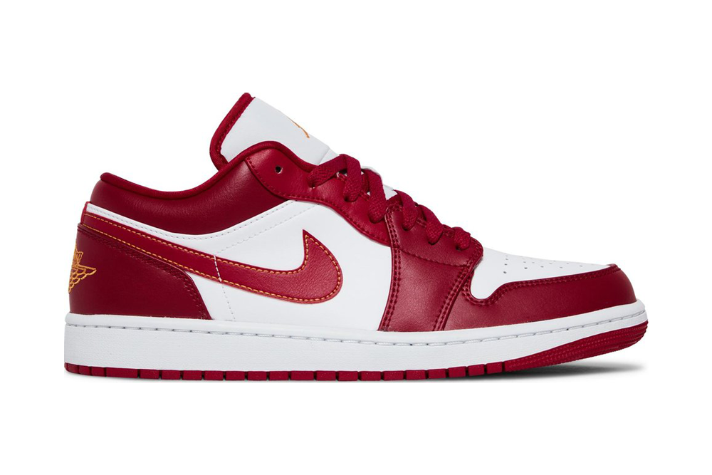 air jordan 1 low ‘cardinal red’ replica