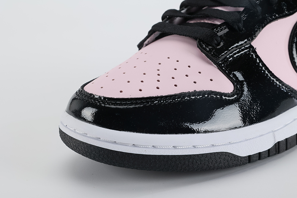 dunk low pink foam black replica