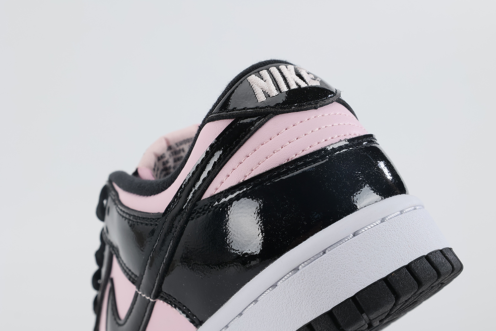 dunk low pink foam black replica