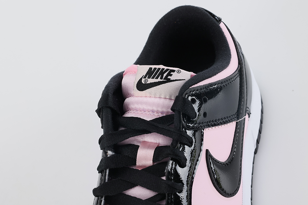 dunk low pink foam black replica