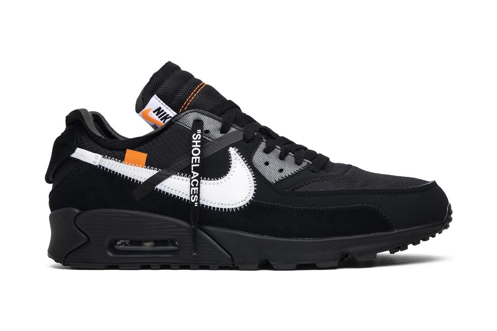 off-white x air max 90 ‘black’ replica