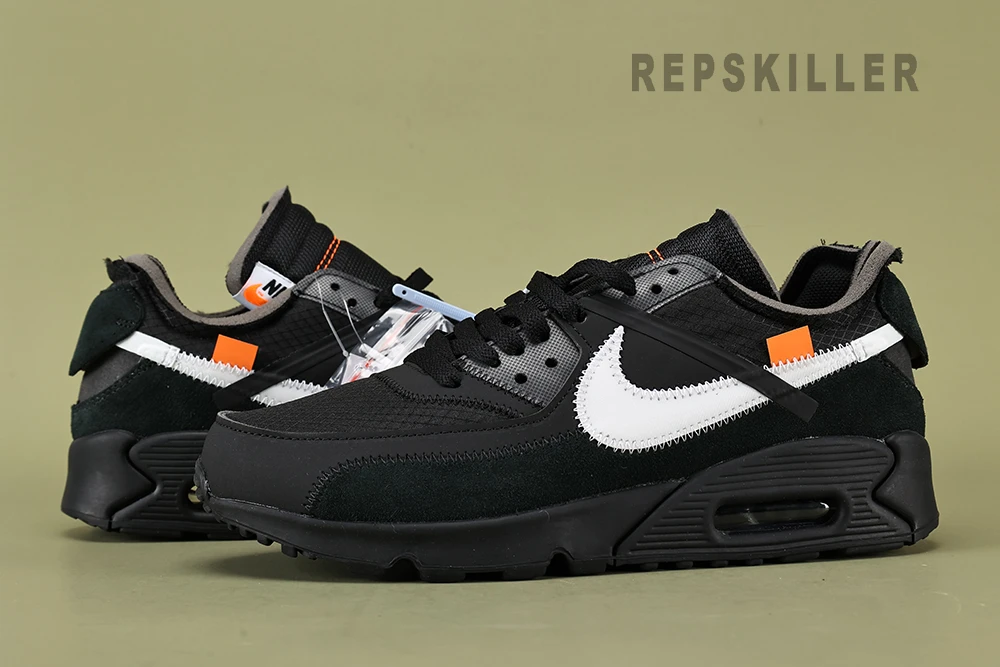 off-white x air max 90 ‘black’ replica