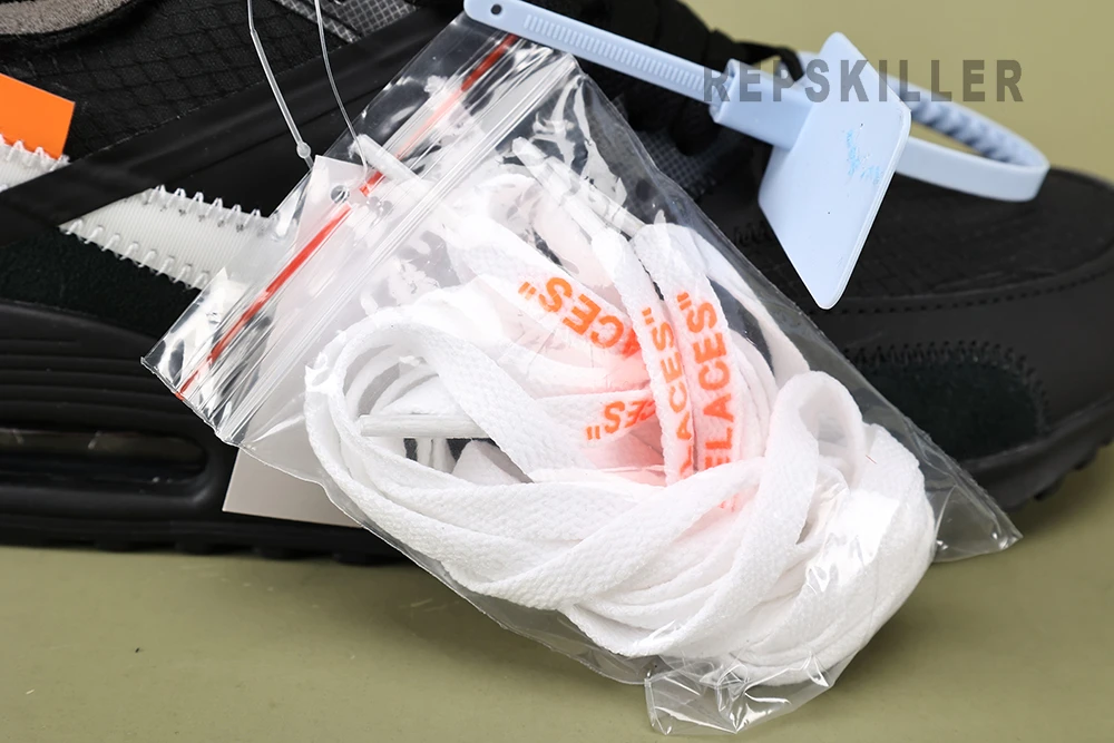 off-white x air max 90 ‘black’ replica