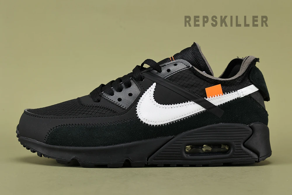 off-white x air max 90 ‘black’ replica