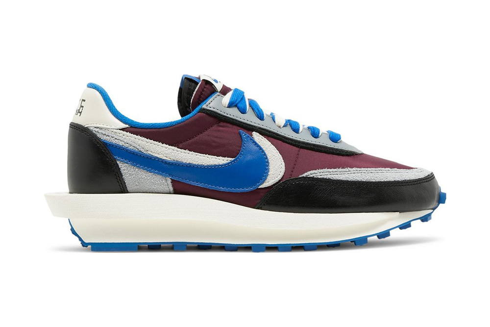 sacai x undercover x nk ldwaffle ‘night maroon team royal’ replica
