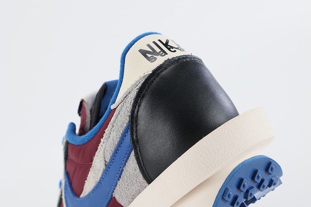sacai x undercover x nk ldwaffle ‘night maroon team royal’ replica
