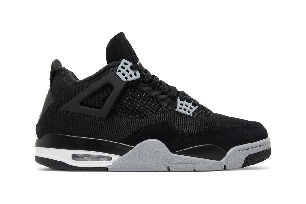 air jordan 4 retro se black canvas replica