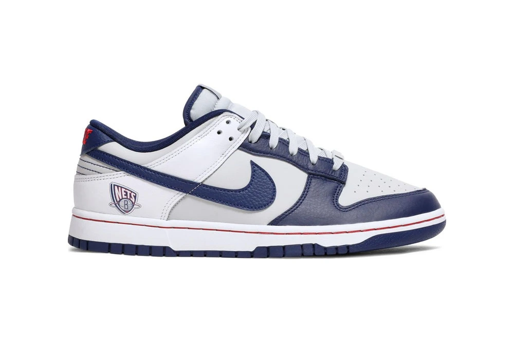 nba x dunk low emb 75th anniversary – nets replica