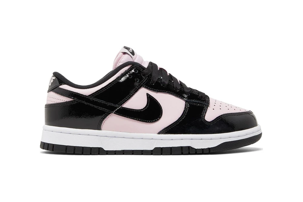 dunk low pink foam black replica