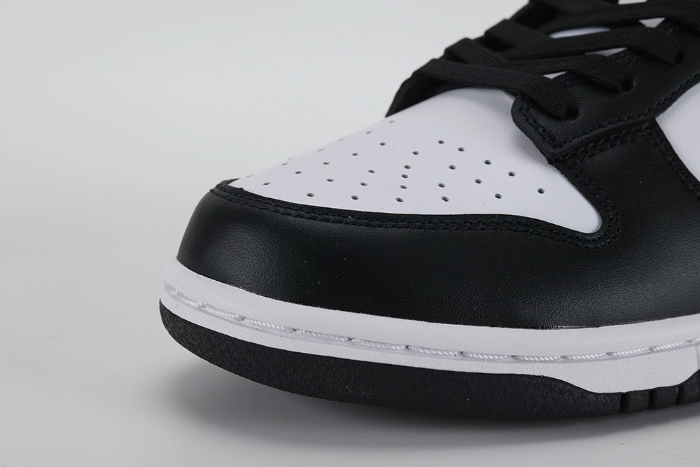 dunk low black white replica