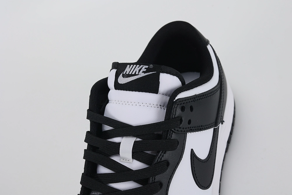 dunk low black white replica