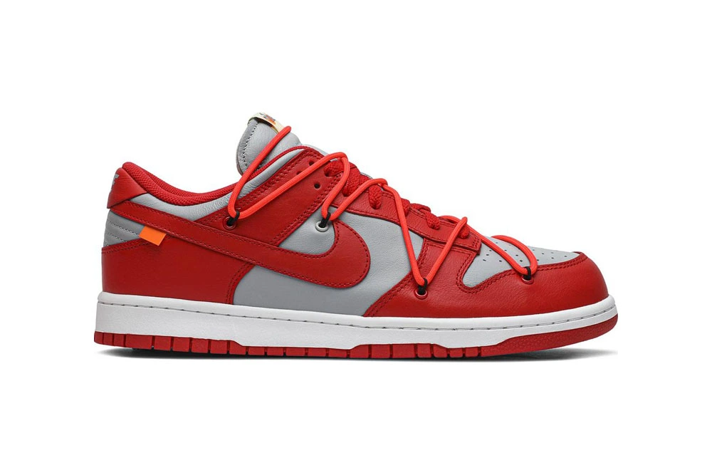 off-white x dunk low ‘university red’ replica