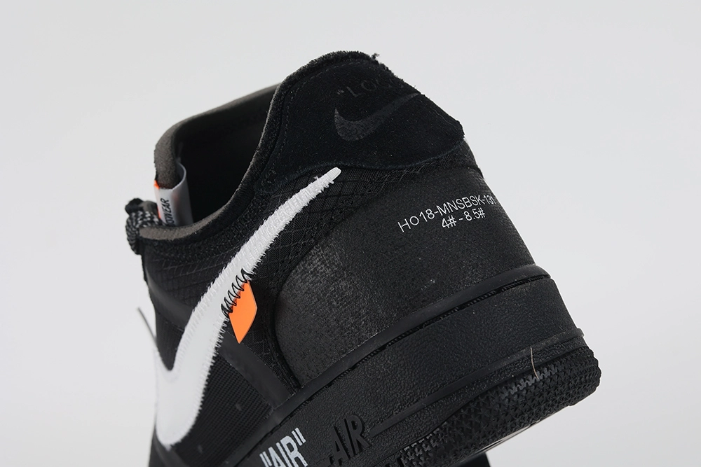 off-white x air force 1 low ‘black’ replica