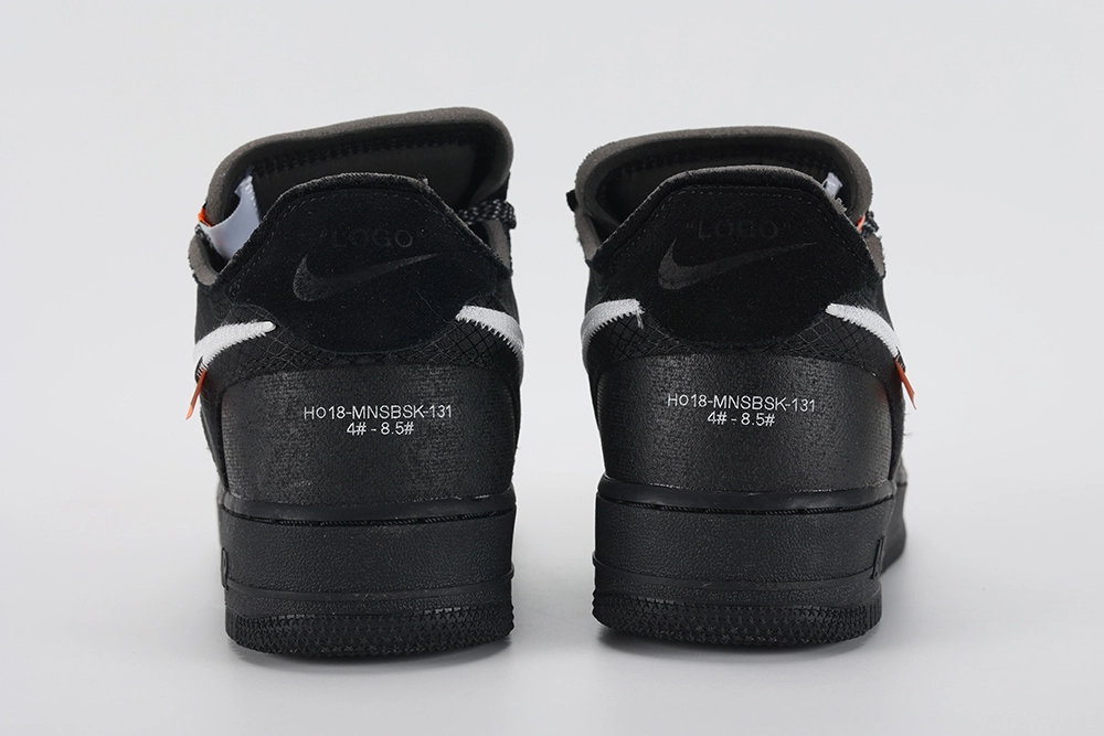 off-white x air force 1 low ‘black’ replica