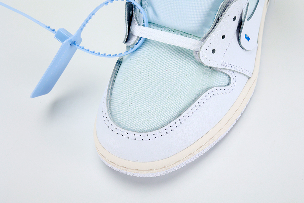 off-white x air jordan 1 retro high og bg ‘white’ 2018 replica
