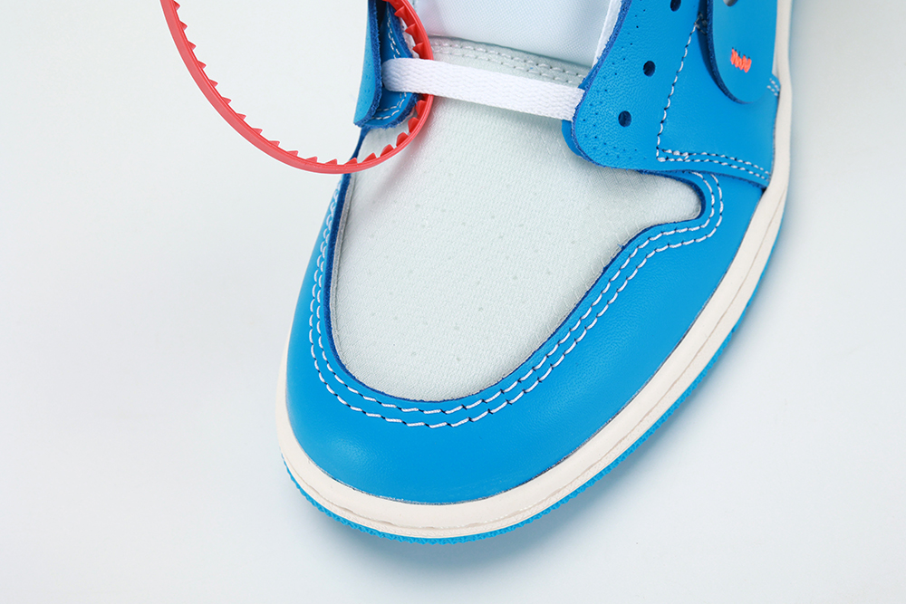 off-white x air jordan 1 retro high og ‘unc’ reps