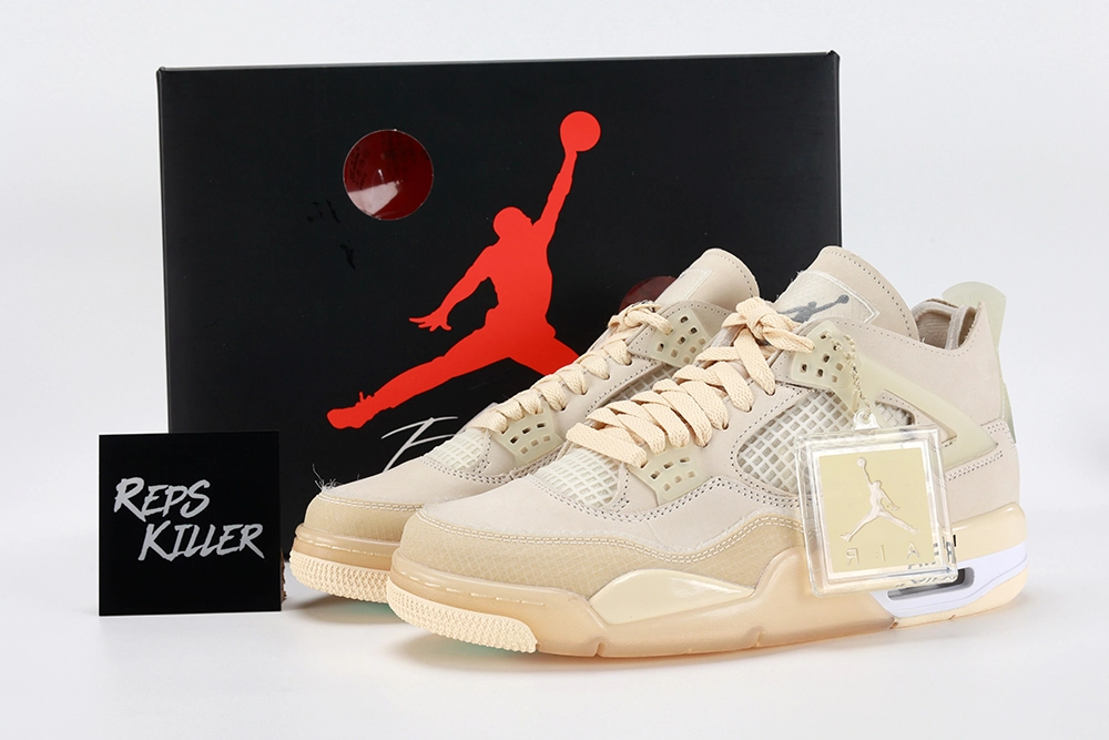 off-white x air jordan 4 sp sail