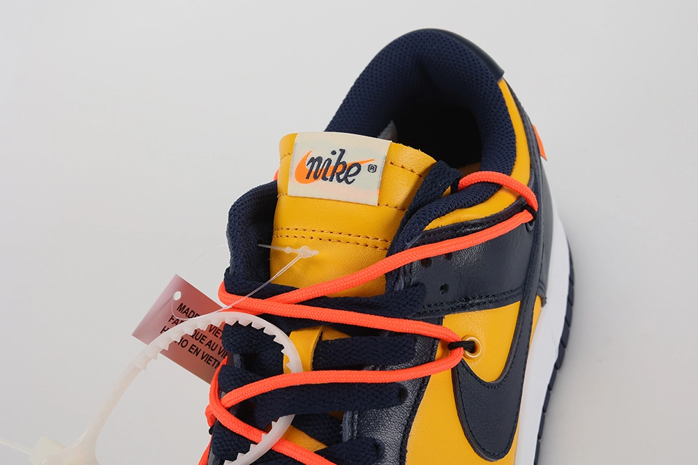 off-white x dunk low ‘university gold’ replica