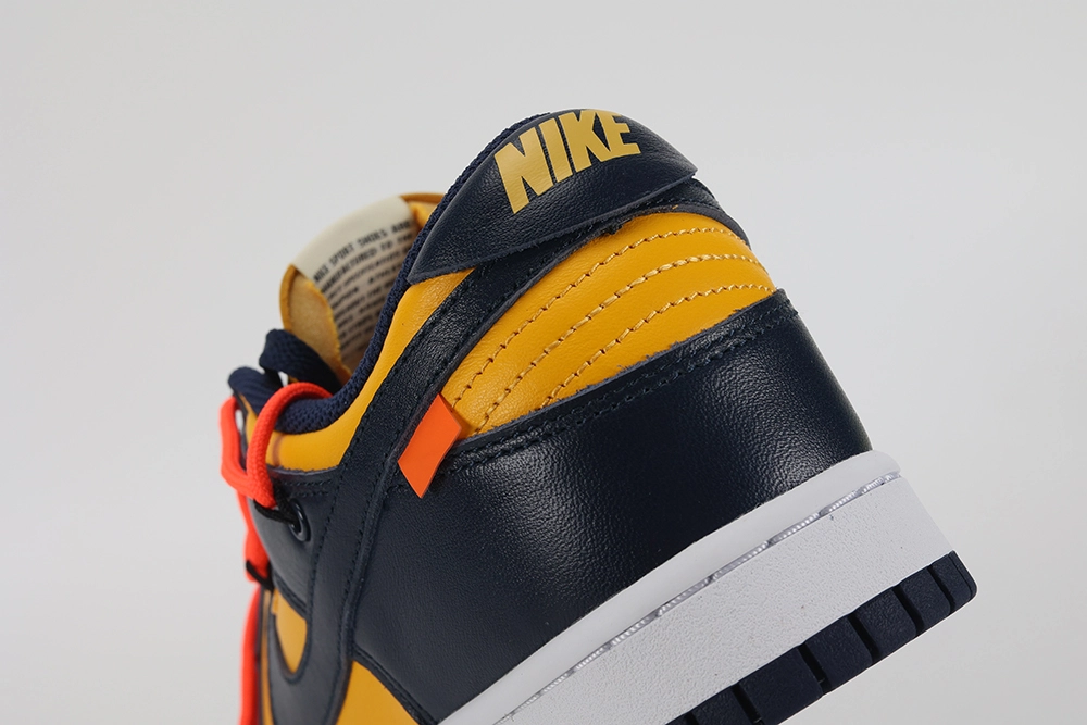 off-white x dunk low ‘university gold’ replica