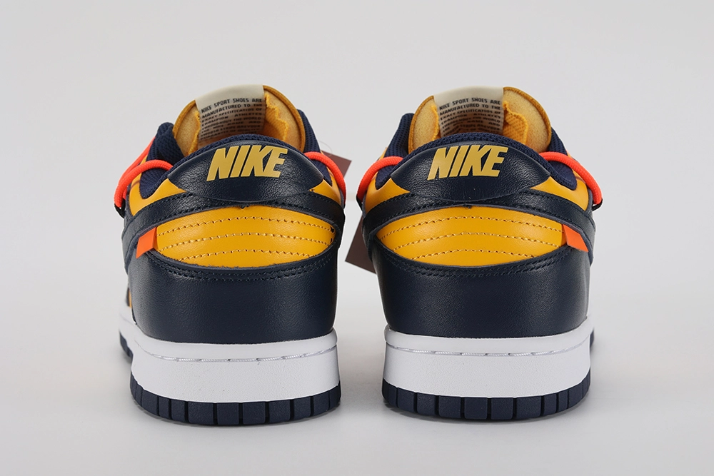 off-white x dunk low ‘university gold’ replica