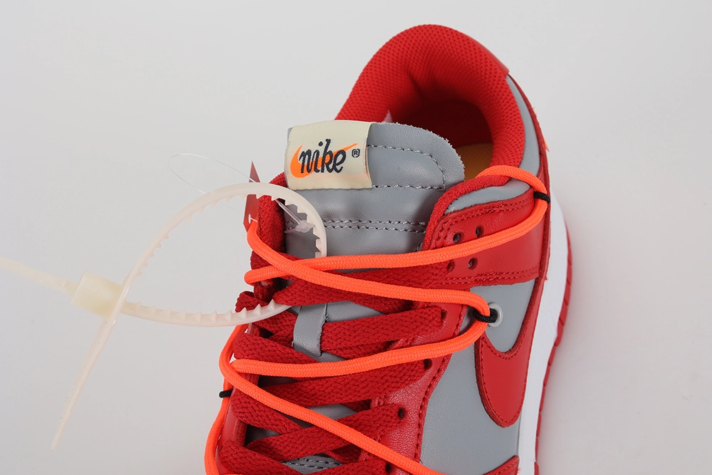 off-white x dunk low ‘university red’ replica