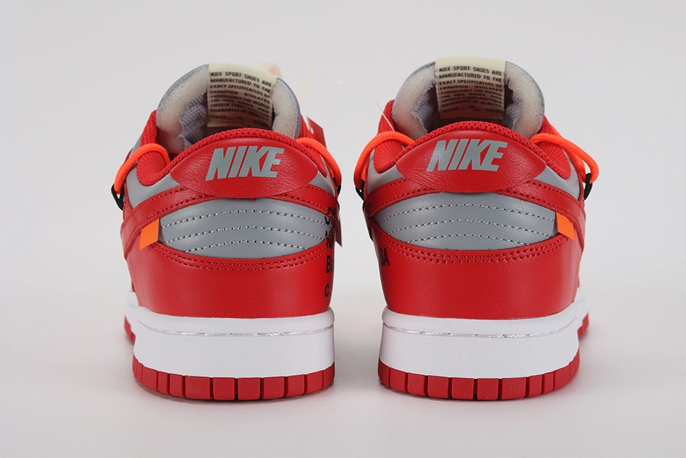 off-white x dunk low ‘university red’ replica