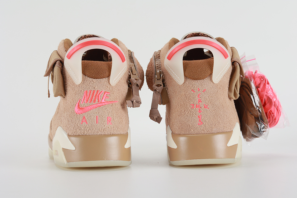 travis scott x air jordan 6 retro ‘british khaki’ replica
