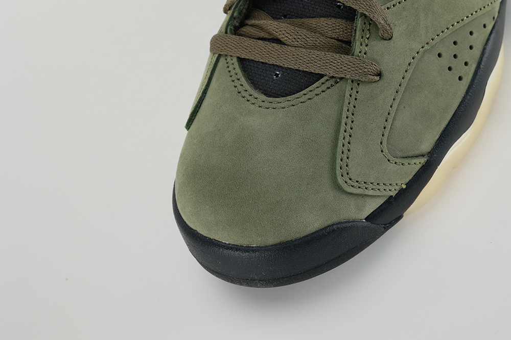 travis scott x air jordan 6 retro ‘olive’ replica