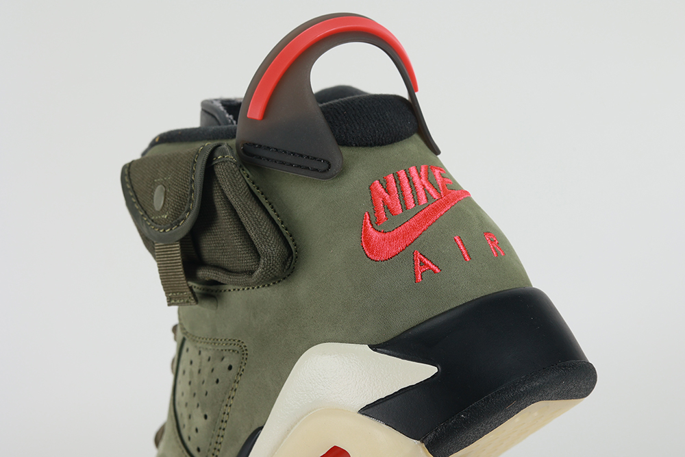 travis scott x air jordan 6 retro ‘olive’ replica