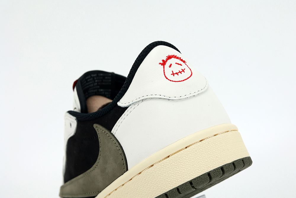 travis scott x air jordan 1 low og ps ‘olive’replica