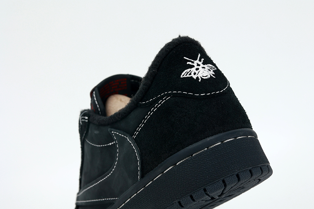 travis scott x air jordan 1 low og sp ‘black phantom’ replica