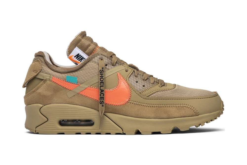 off-white x air max 90 ‘desert ore’ replica