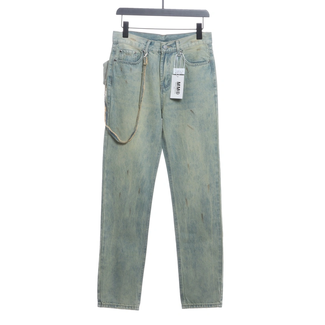 fanny pack denim pants