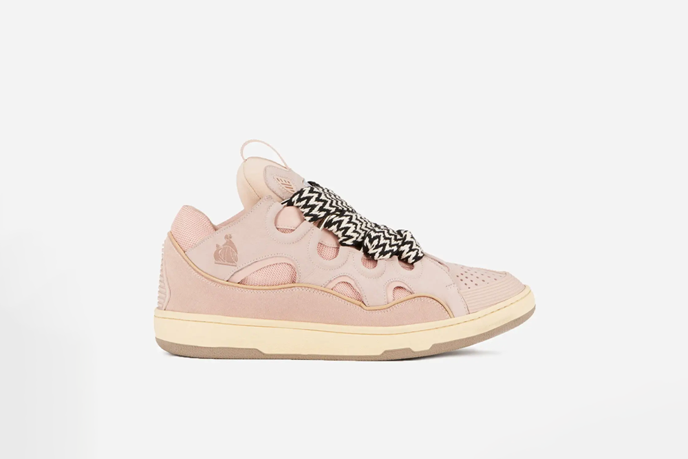 lanvin curb sneakers ‘pink’ reps
