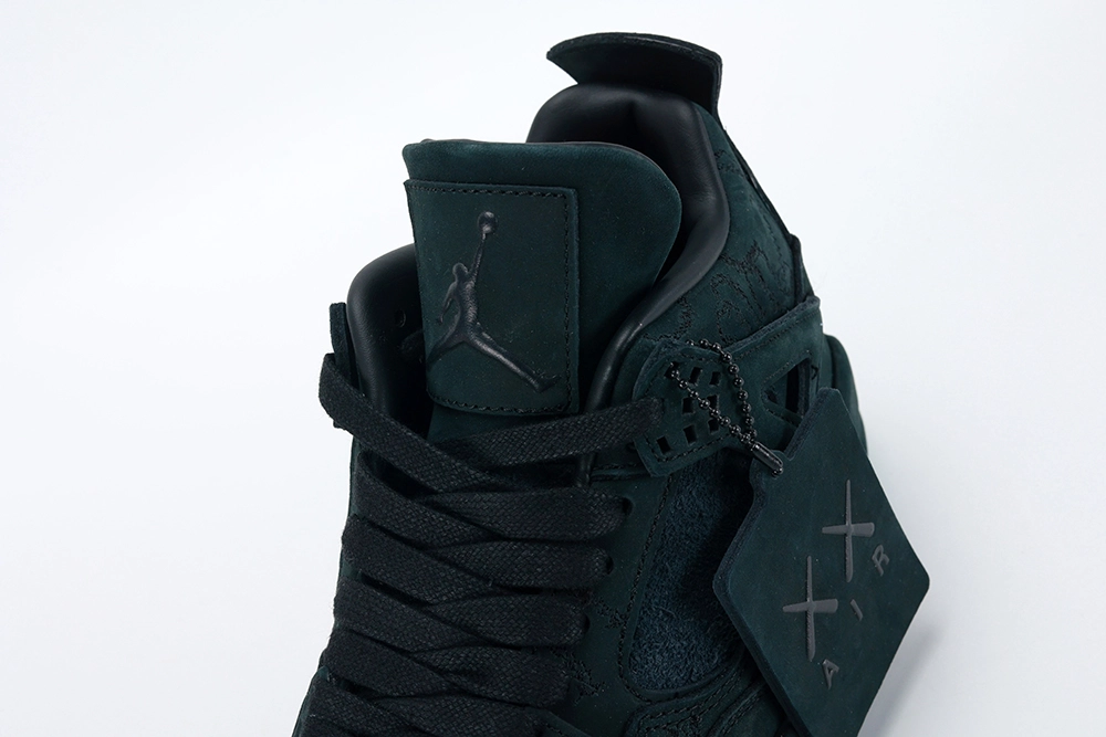 kaws x air jordan 4 retro ‘black’ replica