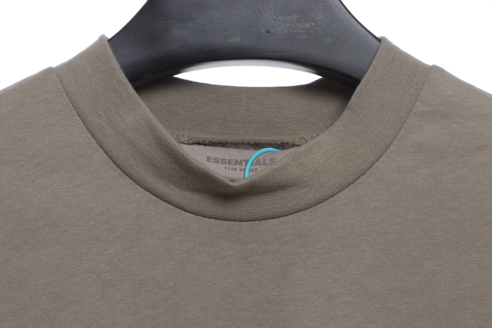 double line double row large letters flocked short sleeve