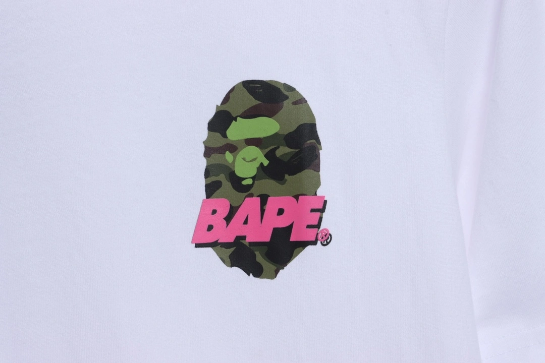 reflective letter print short sleeve