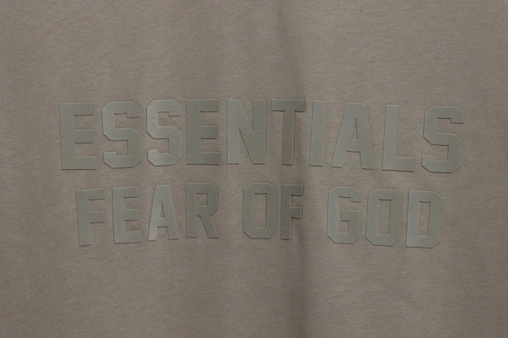 double line double row large letters flocked short sleeve