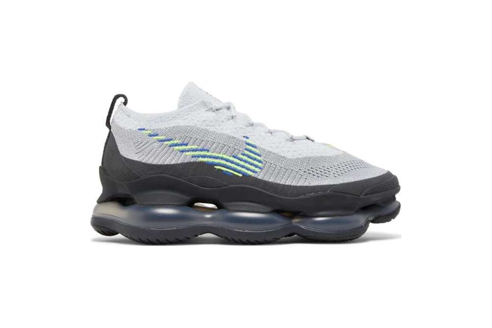 air max scorpion flyknit ‘wolf grey volt’ replica