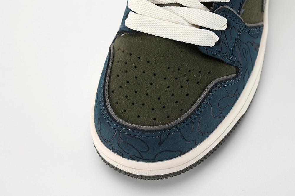 bape sk8 sta ‘army green dark blue’ replica