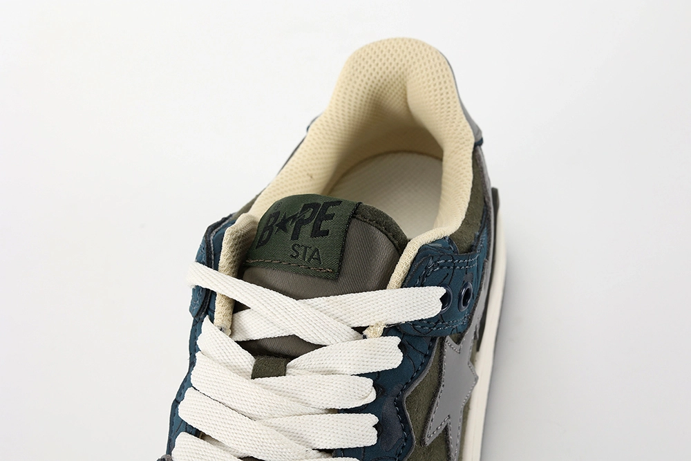 bape sk8 sta ‘army green dark blue’ replica