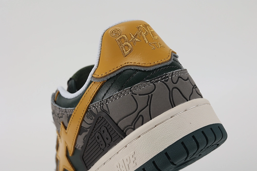 bape sk8 sta low ‘green camo’ replica